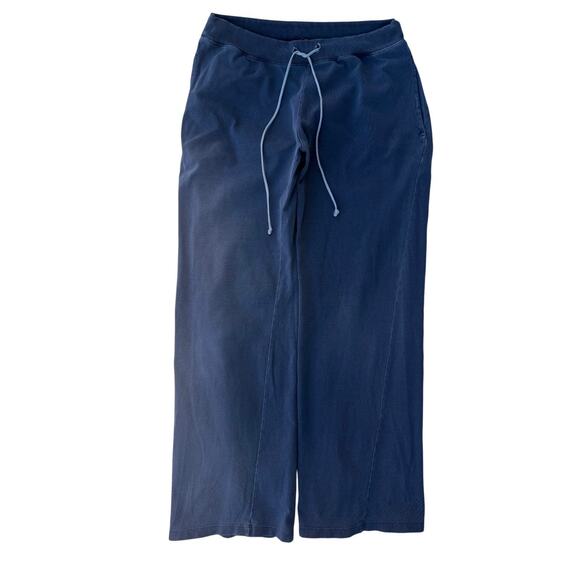 Brandy Melville Pants - Brandy Melville Sweatpants Womens Blue Wide Leg Lounge Drawstring